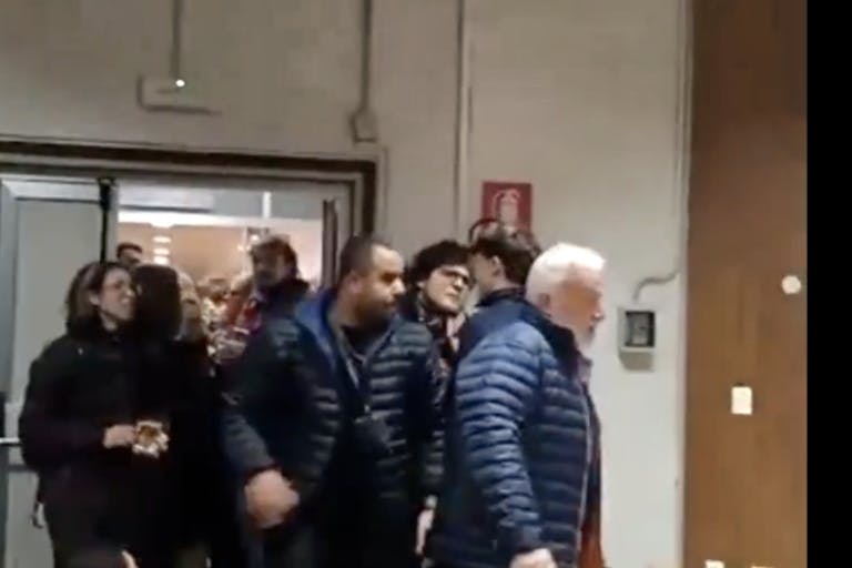 students disrupt university of milan
