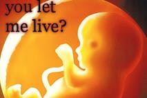 pro life graphic let me live baby