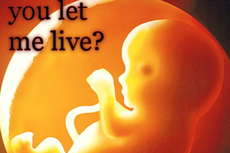 pro life graphic let me live baby