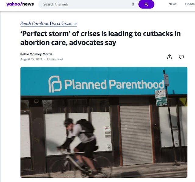 Abortion Funding dwindles and media calls it the perfect storm Image Yahoo Abortion Funding dwindles and media calls it the perfect storm Image Yahoo