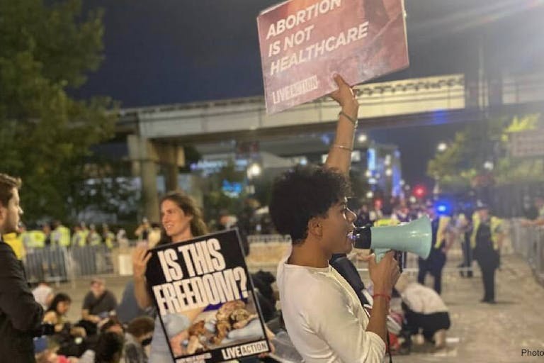 DNC Protest Live Action