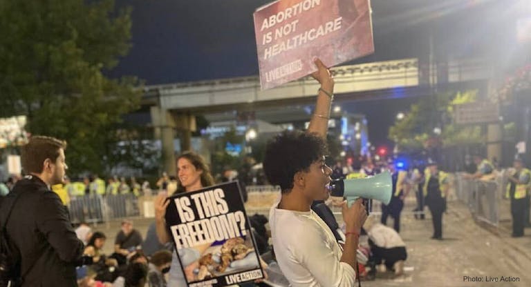 DNC Protest Live Action