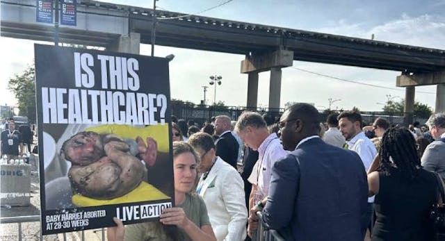 Protesting outside DNC – Photo: Live Action