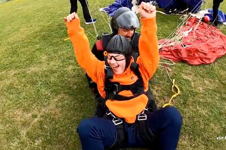 skydiving, down syndrome