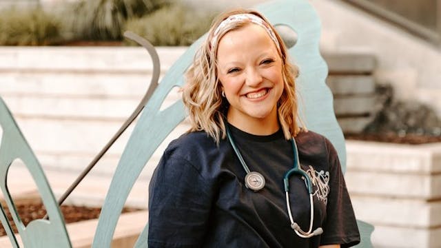 Hayley Good is prepared to return to the NICU ward at Nationwide Children’s Hospital where she started as a newborn–this time as a nurse. (Photo provided by Hayley Good). premature