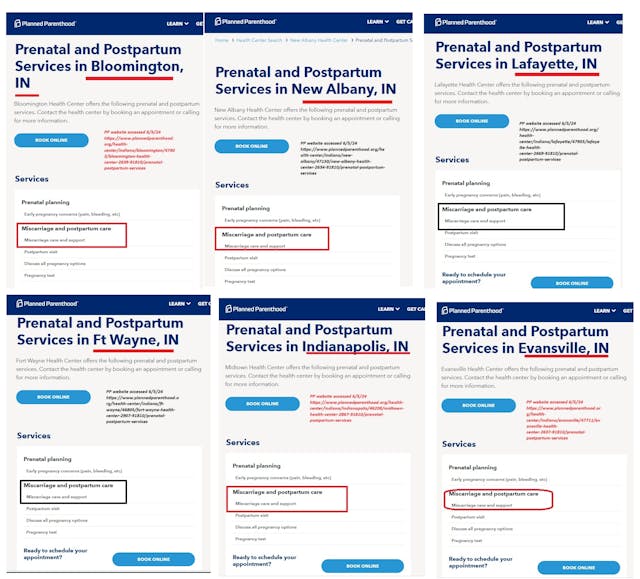 Indiana Planned Parenthood centers offer miscarriage care