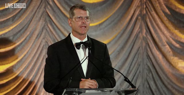 Coach Jim Harbaugh, Live Action 2024 awardee (Screenshot: Live Action)