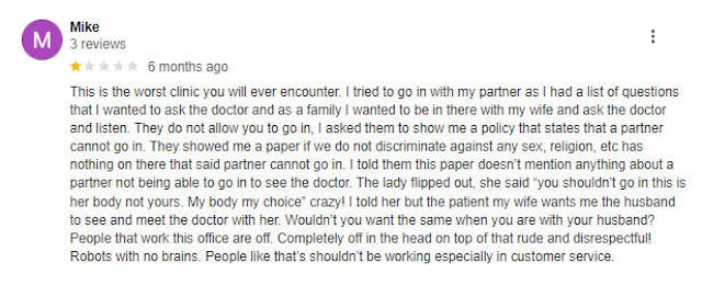 Google Reviews decry Planned Parenthood’s abortion coercion and lack of maternal health care image