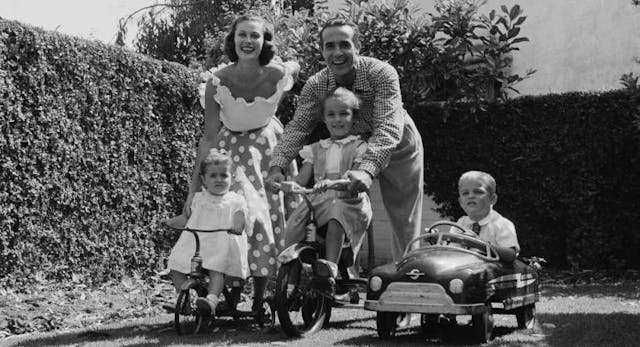 Mexican actor Ricardo Montalban (1920 – 2009) at home with his wife, actress Georgiana Young (1924 – 2007) and their children, 1951. (Photo by Graphic House/Archive Photos/Getty Images) Granddaughter of actor Ricardo Montalban plans to continue family’s legacy of ‘speaking up for life’ image