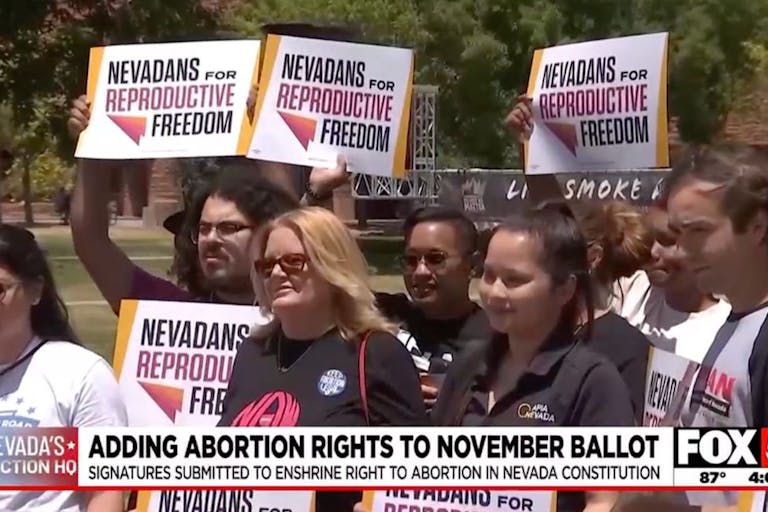 Nevada, abortion, ballot