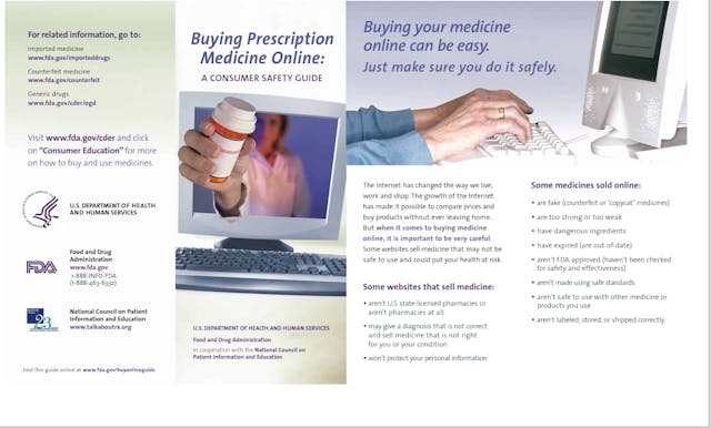 FDA Website brochure warns abortion pill clients to not buy on internet