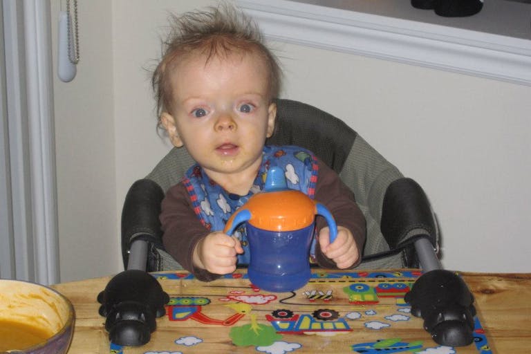 Titus Steng, diagnosed with spina bifida. Doctors said he would be a vegetable and volunteered to do an abortion at eight months.