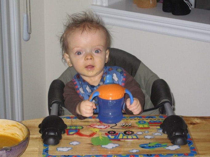Titus Steng, diagnosed with spina bifida. Doctors said he would be a vegetable and volunteered to do an abortion at eight months.