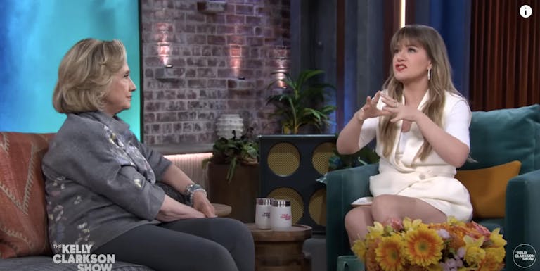 Kelly clarkson Hillary clinton