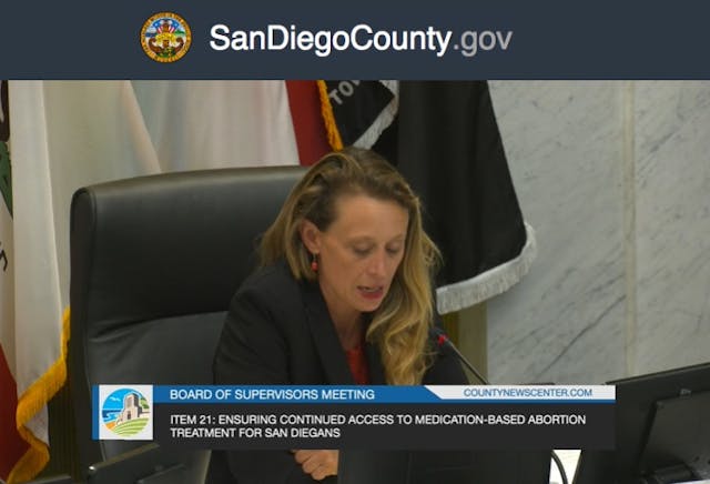 San Diego County Supervisor Terra Lawson-Remer seeks county stockpile of abortion pills