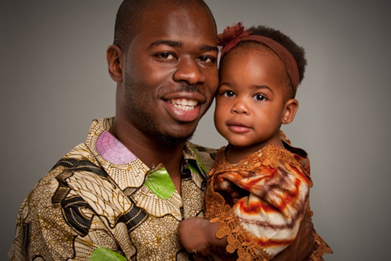 black-father-child