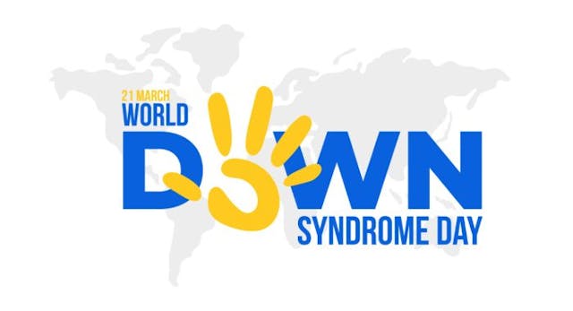 21 march World Down Syndrome Day, vector We should always celebrate people with Down syndrome… including in the womb image