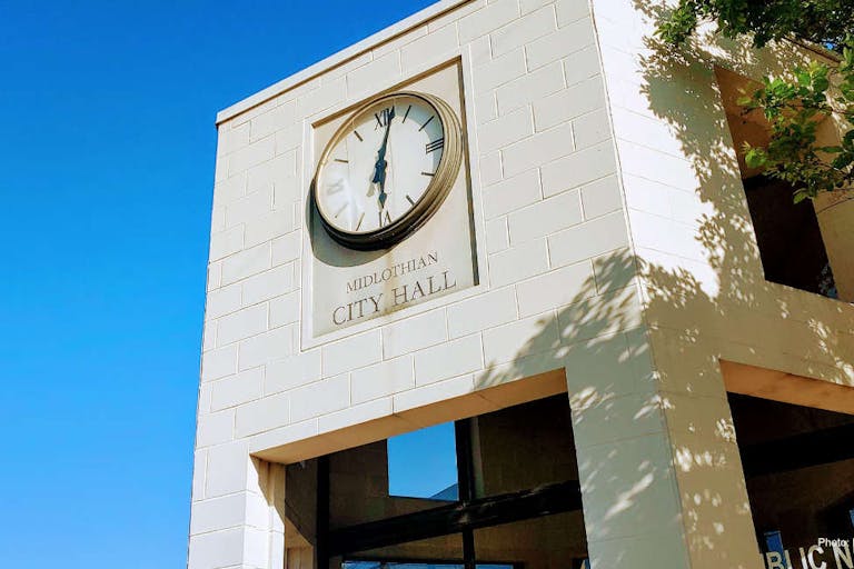 midlothian tx city hall mark lee dickson