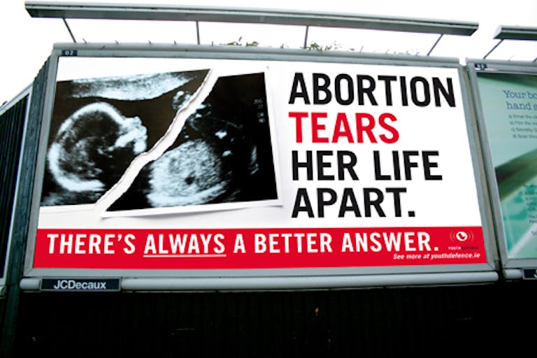 abortion billboard