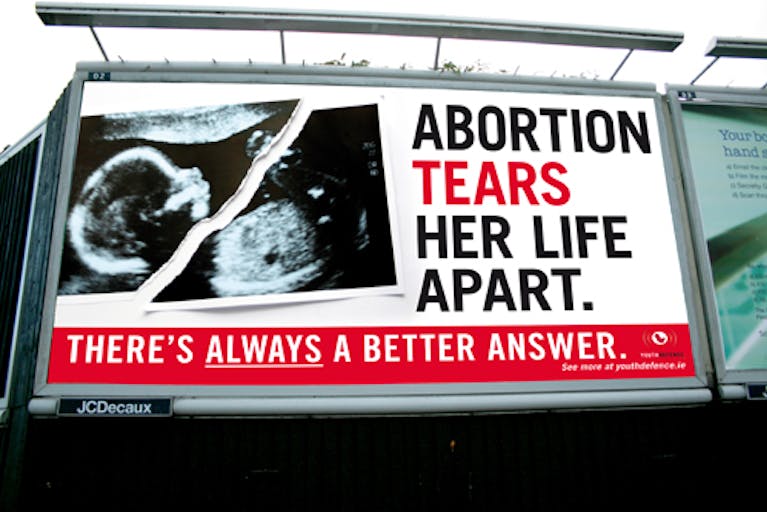abortion billboard