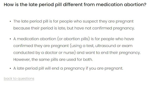 Late Period Pill is an abortion Image: Late Period Pill is an abortion