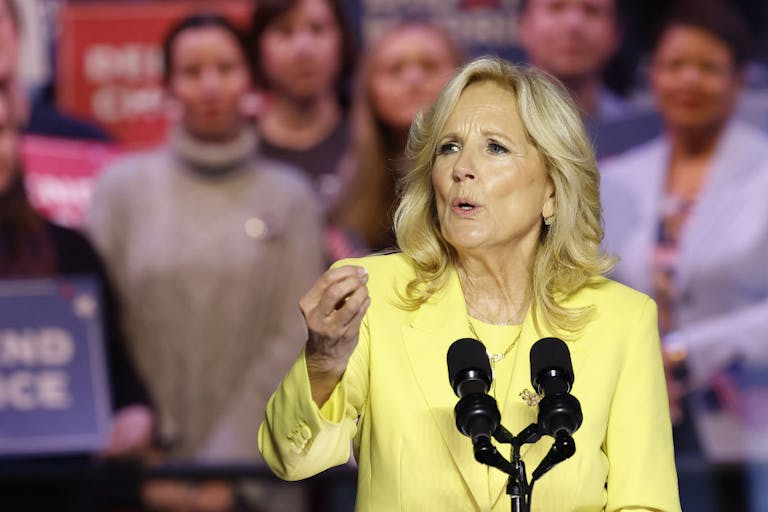 Joe Biden And Kamala Harris Hold Campaign Rally In Support Of Abortion Rights