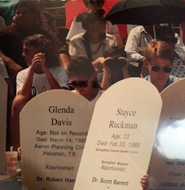 Tombstone of women killed behind the veil of legalized abortion (Image credit: Carole Novielli) Tombstone of women killed behind the veil of legalized abortion (Image credit: Carole Novielli)