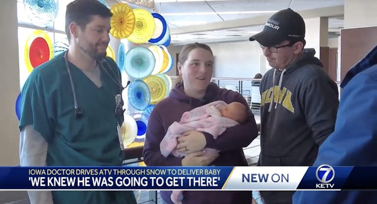 baby birkley born iowa doctor ATV