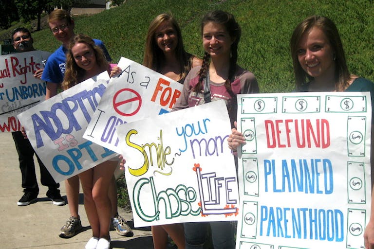 abortion signs