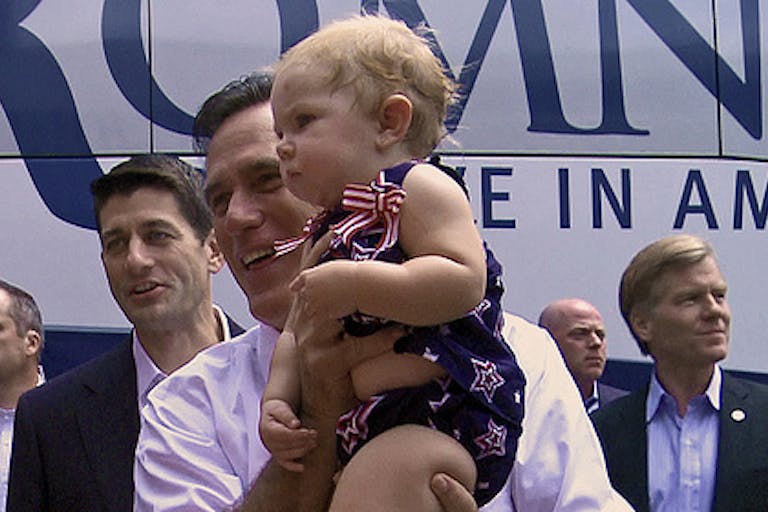 romney, baby