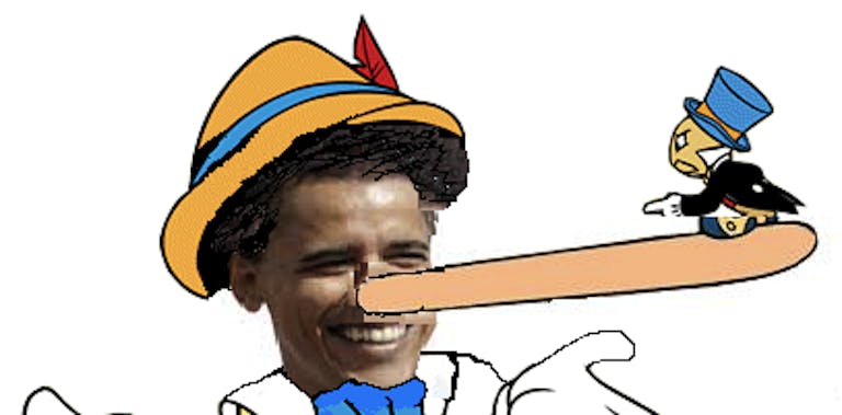 pinocchio, obama