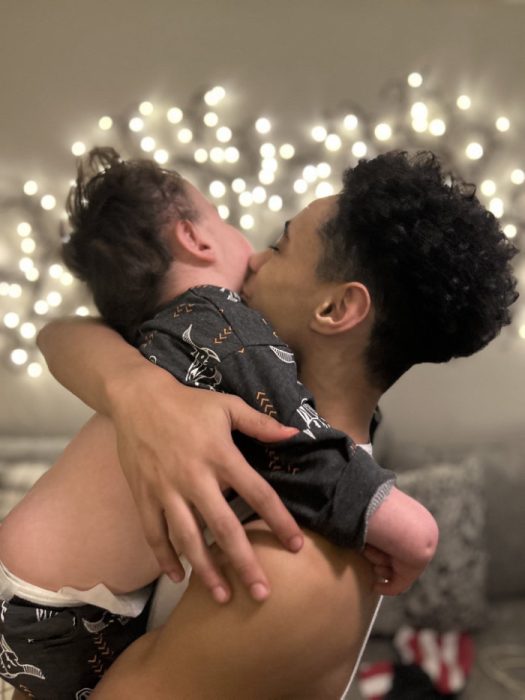 Andy and his big brother, Gabe (photo courtesy of Jessica Morales)