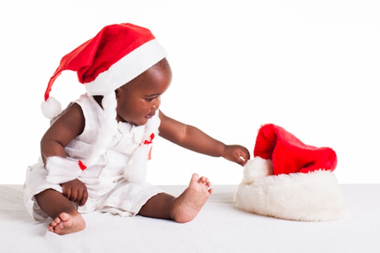 h baby christmas black