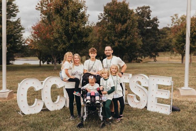 CC Calleja and her family. Photo courtesy of Jewels Calleja. Do not reprint. Trisomy 18