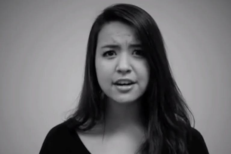 One of the students in Hannah Myers' video