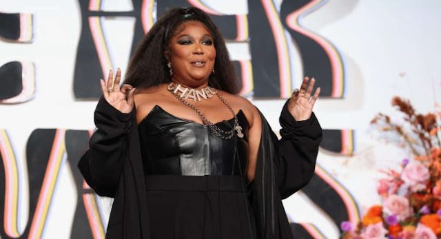 BEVERLY HILLS, CALIFORNIA – NOVEMBER 10: Lizzo attends Femme It Forward Give Her FlowHERS Gala 2023 at The Beverly Hilton on November 10, 2023 in Beverly Hills, California. (Photo by Robin L Marshall/WireImage) These 7 celebrities fight to protect animals, but not human lives image