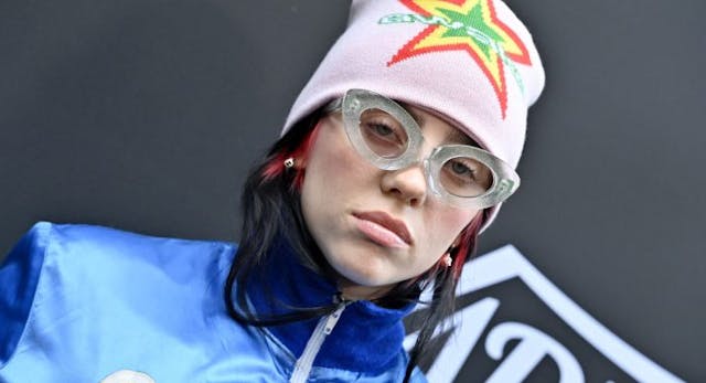 HOLLYWOOD, CALIFORNIA – DECEMBER 02: Billie Eilish attends the 2023 Variety Hitmakers Brunch at NYA WEST on December 02, 2023 in Hollywood, California. (Photo by Axelle/Bauer-Griffin/FilmMagic) These 7 celebrities fight to protect animals, but not human lives image