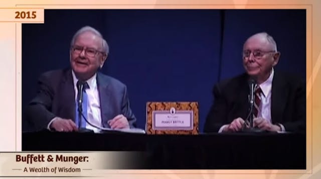 Warren Buffett and Charles Munger Warren Buffett and Charles Munger