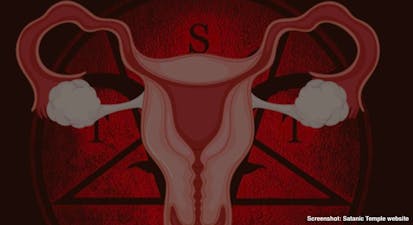 screenshot satanic temple website