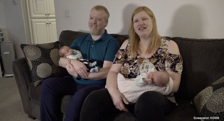 twins adopted embryos ridgeway