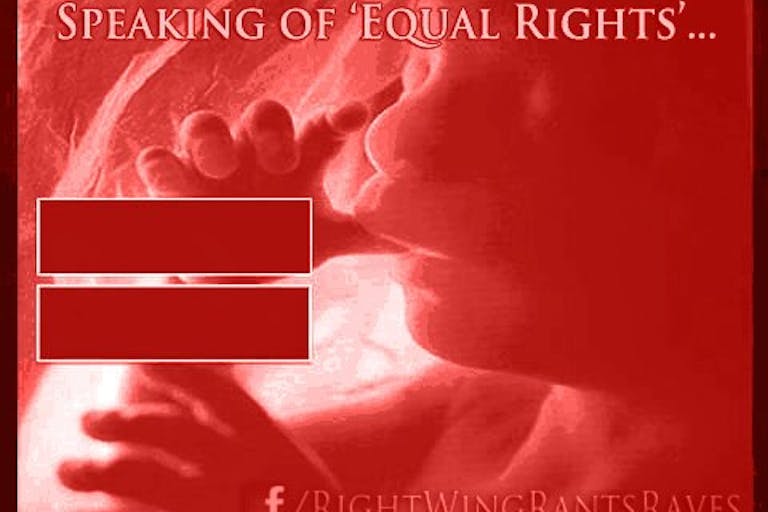 Speaking of Equal Rights Red baby