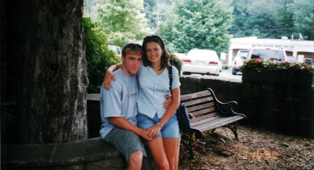 Photo via Tori Shaw (Tori and her boyfriend – now husband – Bryan)