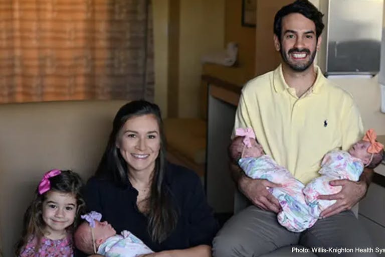 spontaneous triplets