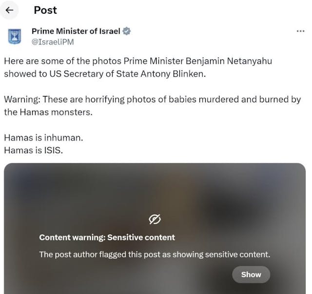 Israeli reports say Hamas beheaded babies and killed children in small village image