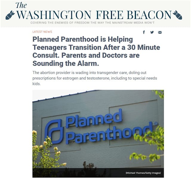 Cross-sex Hormones prescribed within minutes of Planned Parenthood visit Cross-sex Hormones prescribed within minutes of Planned Parenthood visit