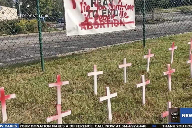 screenshot vandalism st. louis