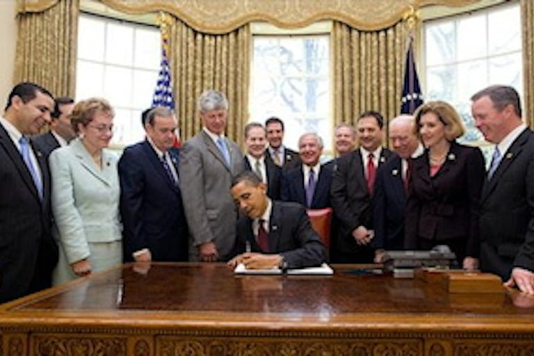 obama signing