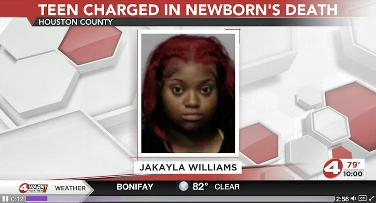 jakayla williams newborn trash compactor