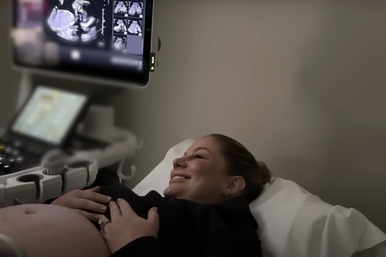 shawn johnson east third baby ultrasound