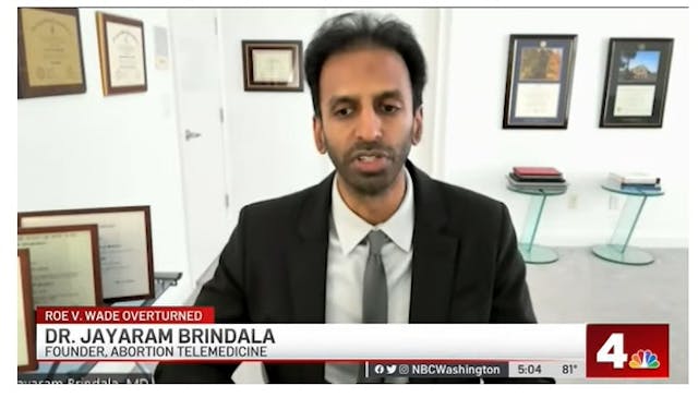 Dr. Jararam Brindala founder Abortion Telemedicine, an abortion pill conglomerate